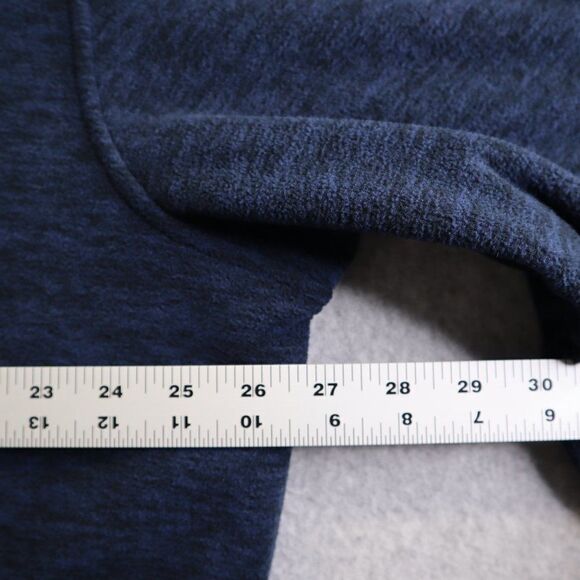Free Country Fleece Jacket Mens XXL Blue Full Zip Mock Neck Outdoor Zip Pockets - Picture 9 of 16
